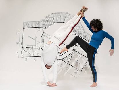 Componentes de la compañía de artes escénicas Zukdance.