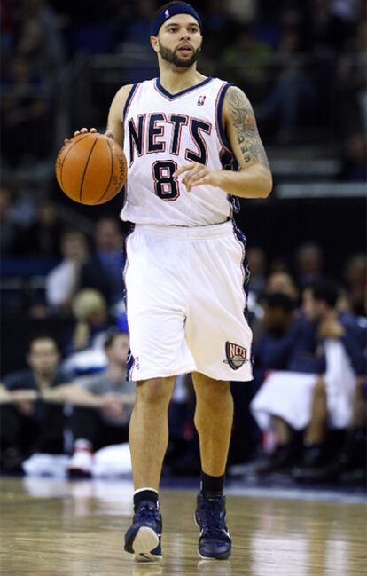 Deron Williams, durante un partido con los Nets.