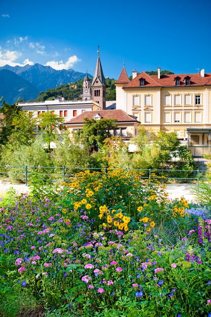 La bella ciudad de Merano.