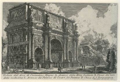 Una de las obras de Giambattista Piranesi.