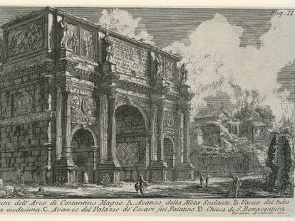 Una de las obras de Giambattista Piranesi.