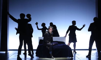 Israel Elejalde, en la versión que Miguel del Arco ha hecho de Hamlet.