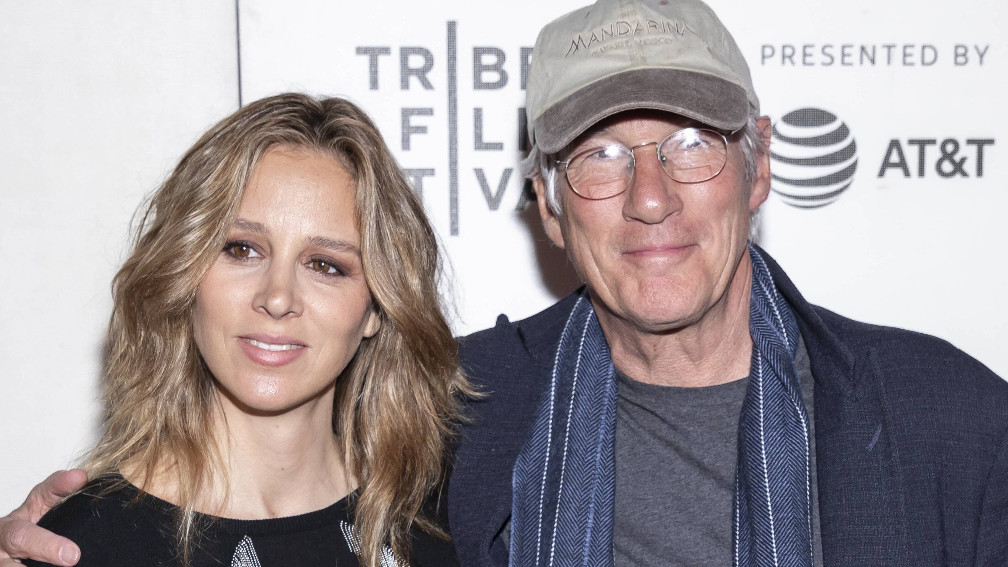 Alejandra Silva y Richard Gere, en un festival de cine en Nueva York en mayo de 2019.