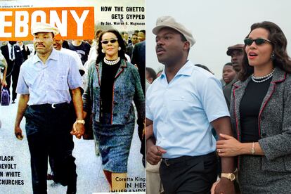 Película: Selma (Ava Duvernay)

	Basada en la vida de:  Martin Luther King, Lyndon B. Johnson y las marchas por los derechos civiles que cambiaron América.

	Podría estar nominada a: Mejor actor (David Oyelowo) y mejor canción (Glory, por John Legend y Common).