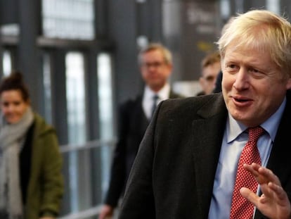 El primer ministro y candidato del Partido Conservador, Boris Johnson.