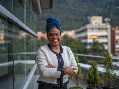 Aurora Vergara Figueroa, ministra de Educación de Colombia, en Bogotá, el 28 de abril del 2023.