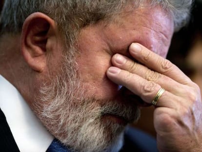 O ex-presidente Lula, em foto de outubro de 2011, que agora &eacute; investigado.