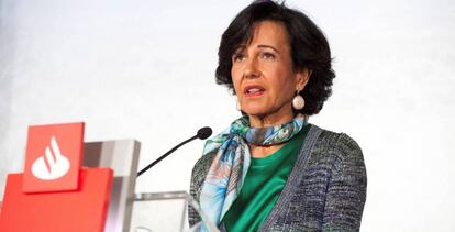 La presidenta de Banco Santander, Ana Botín.