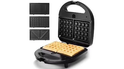 chollos aliexpress en sandwicheras para preparar carnes, verduras o, incluso, gofres.