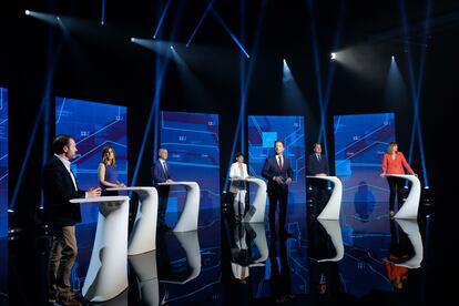 Debate de candidatos a lehendakari en ETB.