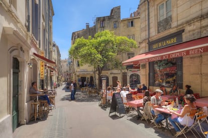 El casco antiguo de Montpelier, en Francia.