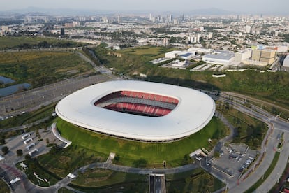 El estadio Akron, en Guadalajara.