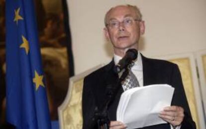 El presidente del Consejo Europeo, Herman Van Rompuy. EFE/Archivo