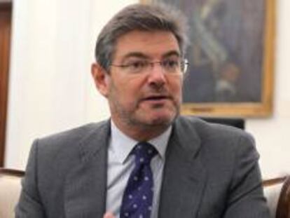 El ministro de Justicia, Rafael Catalá.