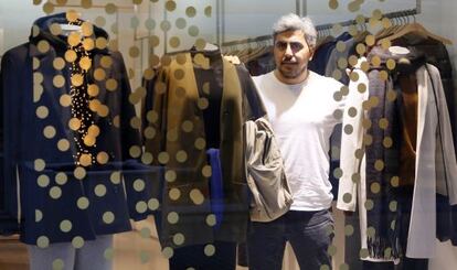 Michäel Azoulay en una de sus tiendas de American Vintage en Madrid.