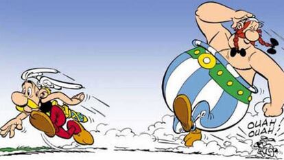 Astérix y Obélix.