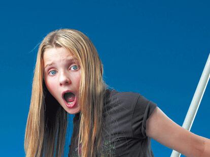 <b>Abigail Breslin, la niña de <i>Pequeña Miss Sunshine,</i> afrontando el vértigo del estrellato infantil.</b>