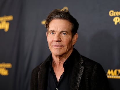 Actor Dennis Quaid at a ceremony in Los Angeles, California, in February 2024.