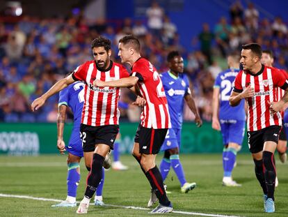 Raul Garcia of Athletic Club celebrates a goal during the spanish league, La Liga Santander, football match played between Getafe CF and Athletic Club de Bilbao at Coliseum Alfonso Perez stadium on October 18, 2022, in Getafe, Madrid, Spain.
AFP7 
18/10/2022 ONLY FOR USE IN SPAIN