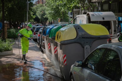 Huelga recogida de la basura en Barcelona