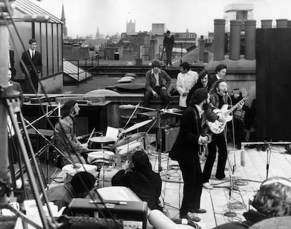 The Beatles rooftop performance