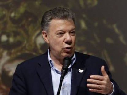 Juan Manuel Santos, em Medellín.