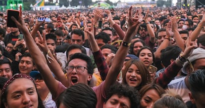 El público durante la décima edición del fesitval Corona Capital, en Ciudad de México, el 17 de noviembre de 2019.