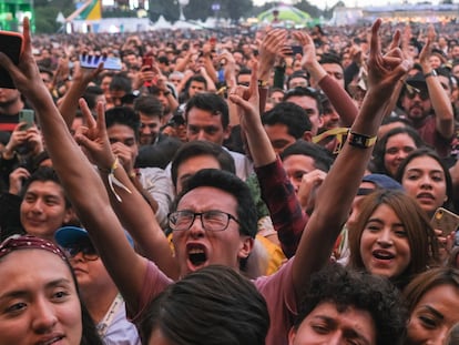 El público durante la décima edición del fesitval Corona Capital, en Ciudad de México, el 17 de noviembre de 2019.