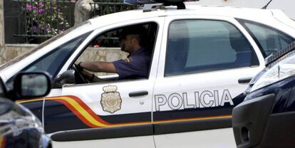 Un coche del Cuerpo Nacional de Policía.