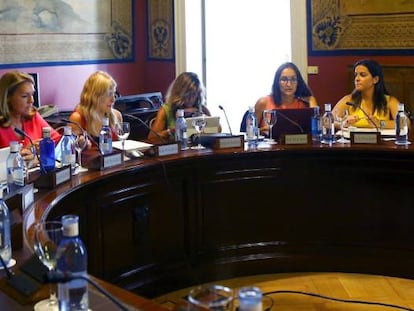 Un momento de la reuni&oacute;n de la subcomisi&oacute;n para el pacto de Estado contra la violencia de g&eacute;nero.