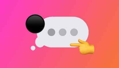 iMessage black dot