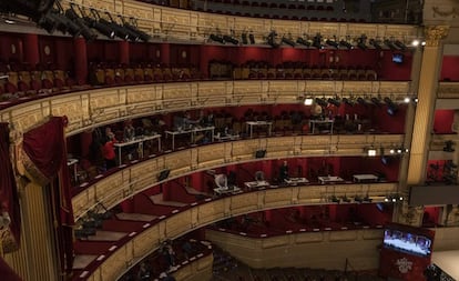 El Teatro Real de Madrid acoge el sorteo de la Lotería de Navidad 2020.