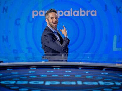 Roberto Leal, en el plató de 'Pasapalabra' de Antena 3.