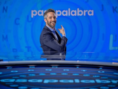 Roberto Leal, en el plató de 'Pasapalabra' de Antena 3.