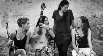 El cuarteto Las Migas que act&uacute;a en Clamores.
