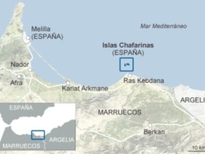 El Gobierno devuelve a Marruecos a los siete inmigrantes llegados a las Chafarinas