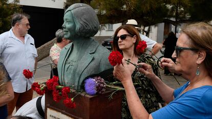 Homenaje a Aurora Picornell, el pasado día 9 en Palma.