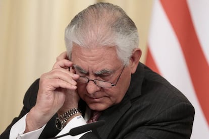 O secretário de Estado Rex Tillerson, na semana passada.