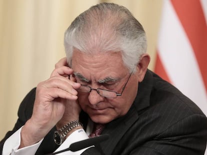 El secretario de Estado Rex Tillerson, la semana pasada