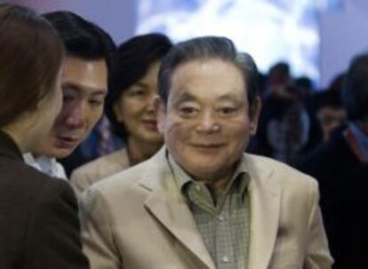 El presidente de Samsung, Lee Kun-hee