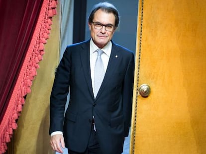 Artur Mas, en el Parlament de Catalu&ntilde;a esta semana.