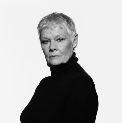 La hipnótica mirada de la actriz británica Judi Dench en 2005.