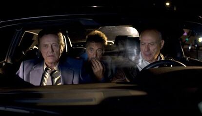 De izquierda a derecha, Christopher Walken, Al Pacino y Alan Arkin.