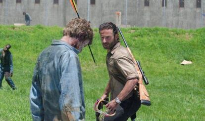 Fotograma de la nueva temporada de 'The walking dead'.