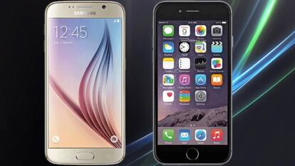 Comparativa: El Samsung Galaxy S6 frente a su máximo rival, el iPhone 6