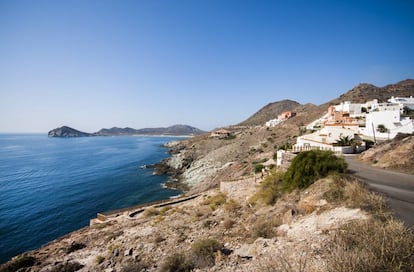 Vista del pueblo de Níjar, en el cabo de Gata.