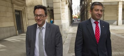 Los fiscales Manuel Fernández y Juan Enrique Egocheaga.