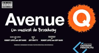 Cartel del musical 'Avenue Q'