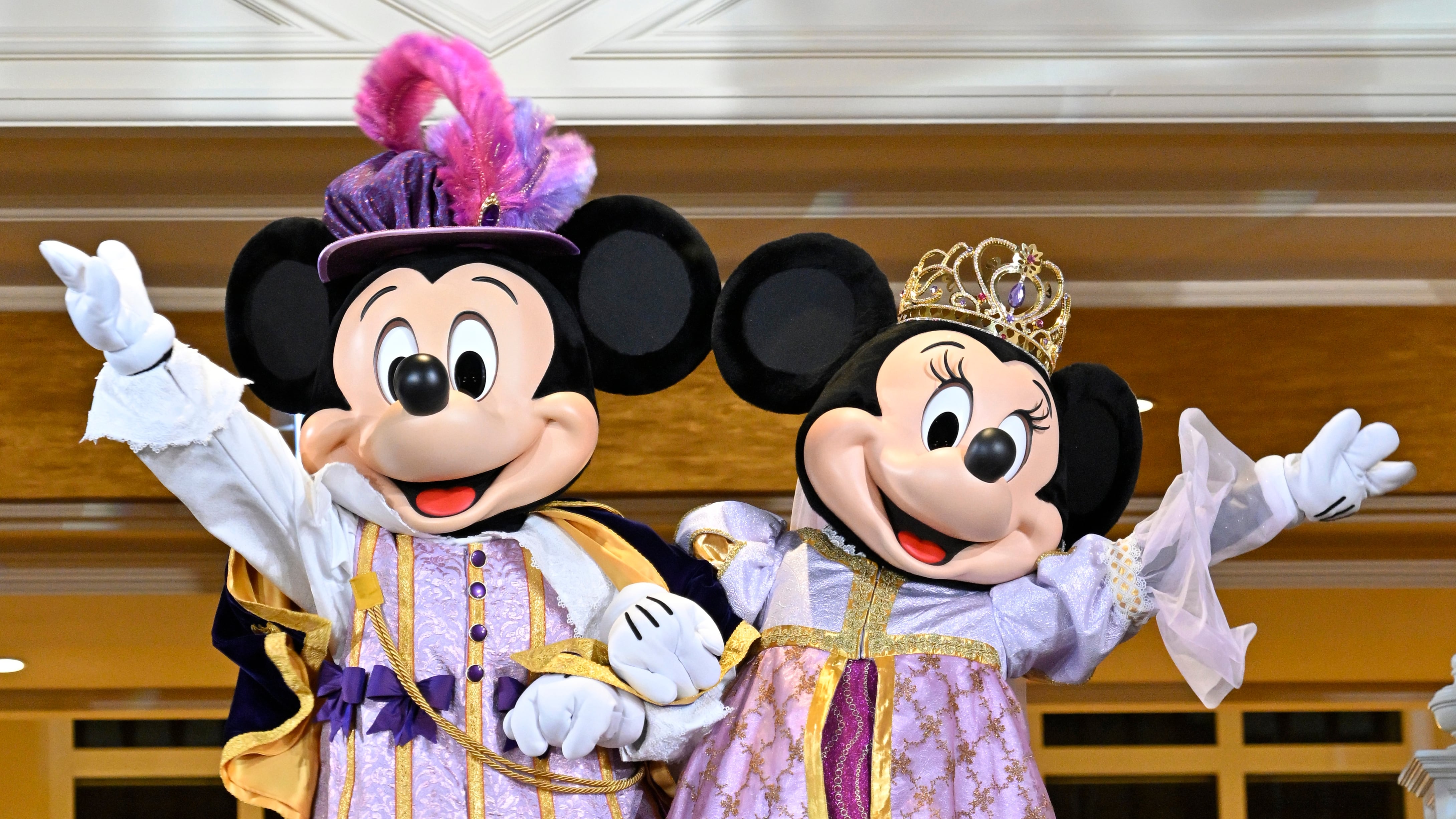 Mickey Mouse y Minnie Mouse en Disneyland en una imagen de archivo.