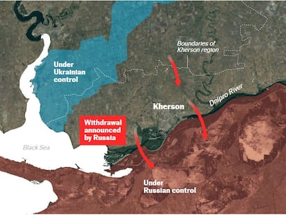 The Ukraine war in maps | Kherson retreat largest withdrawal of Russian troops since Kyiv